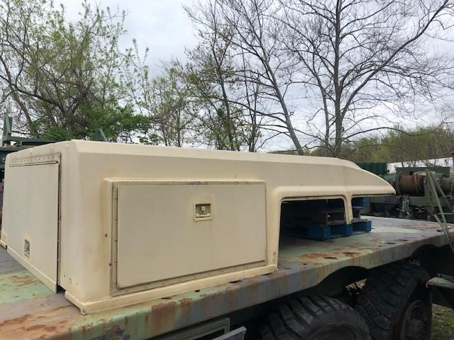 AmTech Helmet Hard Top, 4Man Tan Fiberglass with Side Storage